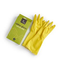 Eco Living Natural Latex Rubber Gloves, biodegradable, compostable & vegan