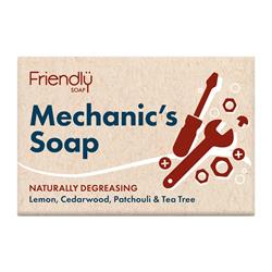 Friendly Mechanics Soap Bar - Naturally degreasing Lemon, Cedarwood, Patchouli & Tea Tree 95g palm oil free (Copy)