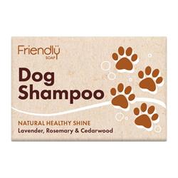 Friendly Dog Shampoo Soap Bar - Lavender, Rosemary & Cedarwood 95g palm oil free