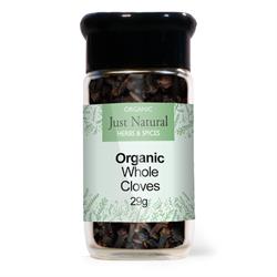 Just Natural Organic Whole Cloves 35g Just Natural Glass Jar