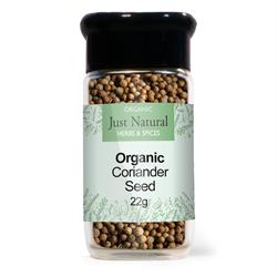 Just Natural Organic Coriander Seed 30g Just Natural Glass Jar