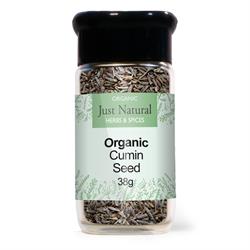 Just Natural Organic Cumin Seed 45g Just Natural Glass Jar