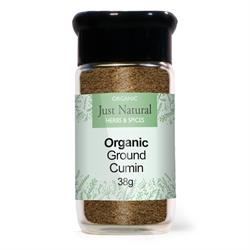 Just Natural Organic Ground Cumin 45g Just Natural Glass Jar
