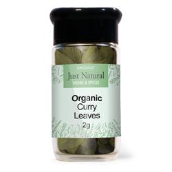 Just Natural Organic Curry Leaves 3g Just Natural Glass Jar