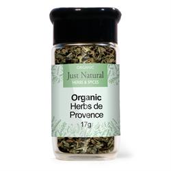 Just Natural Organic  Herbs de Provence 25g Just Natural Glass Jar