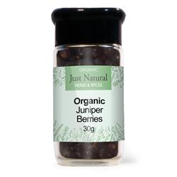 Just Natural Organic Juniper Berries 40g Just Natural Glass Jar