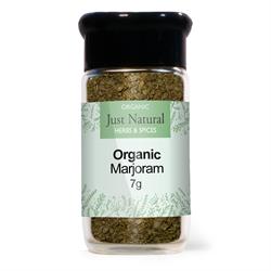 Just Natural Organic Marjoram 8g Just Natural Glass Jar