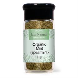 Just Natural Organic Mint (Spearmint) 18g Just Natural Glass Jar