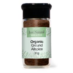 Just Natural Organic Ground Allspice 50g Just Natural Glass Jar