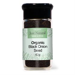 Just Natural Organic Black Onion Seed 55g Just Natural Glass Jar