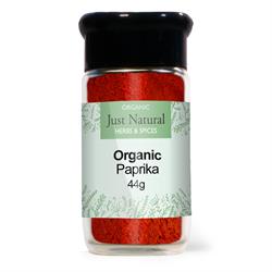 Just Natural Organic Paprika 60g Just Natural Glass Jar