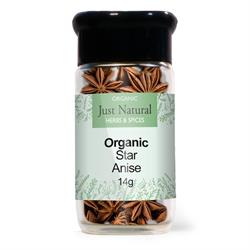 Just Natural Organic Star Anise 20g Just Natural Glass Jar