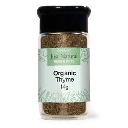 Just Natural Organic Thyme 25g Just Natural Glass Jar