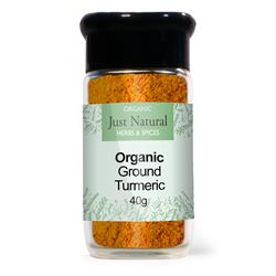 Just Natural Organic Turmeric 60g Just Natural Glass Jar