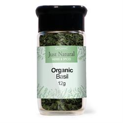 Just Natural Organic Basil 15g Just Natural Glass Jar