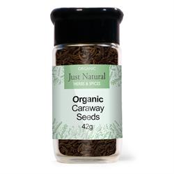 Just Natural Organic Caraway Seeds 50g Just Natural Glass Jar