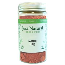 Just Natural Organic Sumac 60g Just Natural Glass Jar
