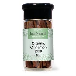 Just Natural Organic Ceylon Cinnamon Sticks / Bark 20g Just Natural Glass Jar