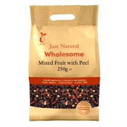 Just Natural Wholesome Mixed Fruit with Peel 250g