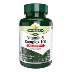 Natures Aid B Complex 100mg Timed Release 60 tablet