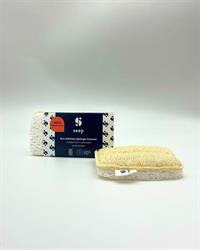 Seep Single Scourer Sponge, 100% plastic free 20g