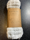 Knitties Handknitted Cotton Dishcloths Kitchen Cloth pack of 2 (various colours)