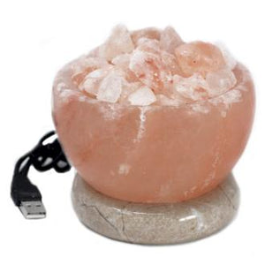 USB Fire Bowl Salt Lamp