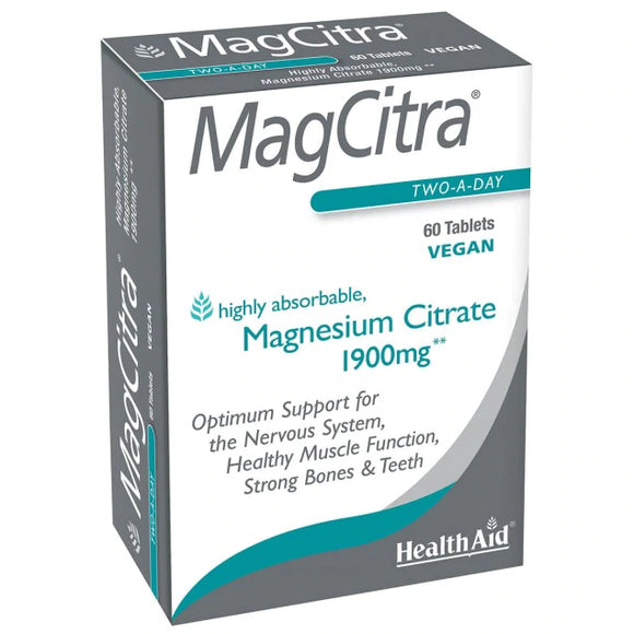Health Aid MagCitra 60 blister tablets