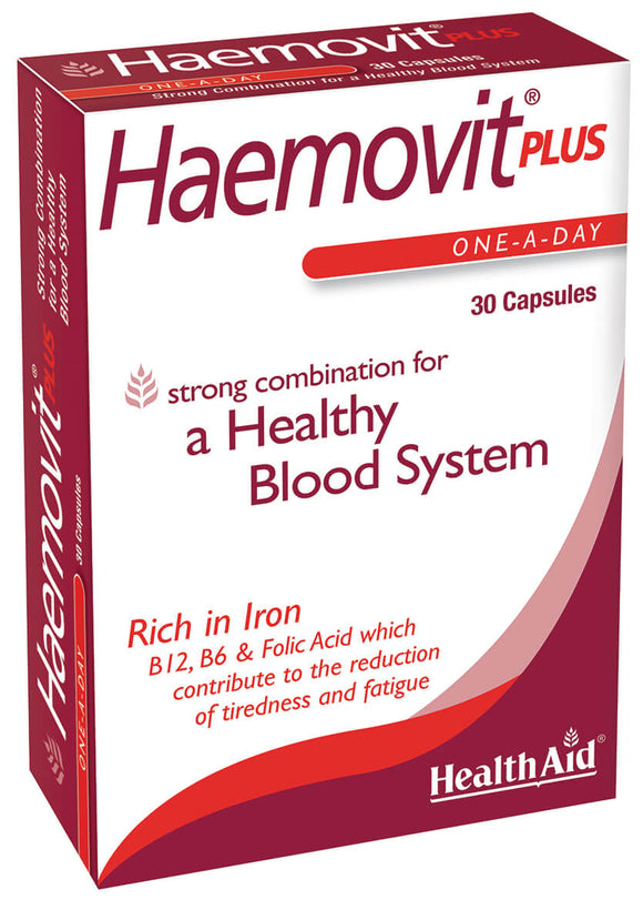Health Aid Haemovit Plus Capsules 30s