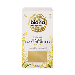 Biona Organic Lasagne White 250g pasta