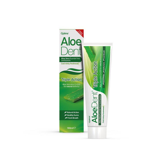 Aloe Dent Aloe Vera Natural Toothpaste With Q10 & Tea Tree