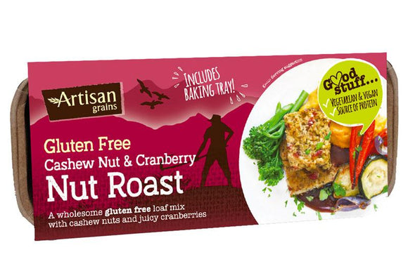 Artisan Grains Cashew & Cranberry Gluten Free Nut Roast 200g