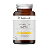 Balanced Vitamin D3 2000iu 60 Veggie Caps - 60 capsule