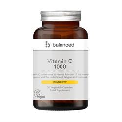 Balanced Vitamin C 1000 30 Veggie Caps - 30 capsule