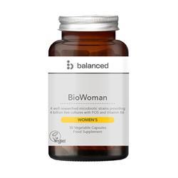 Balanced BioWoman 30 Veggie Caps - Reusable Bottle 30 capsule