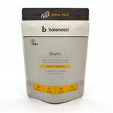 Balanced Biotin 60 Veggie Caps - Reusable Bottle 60 capsule