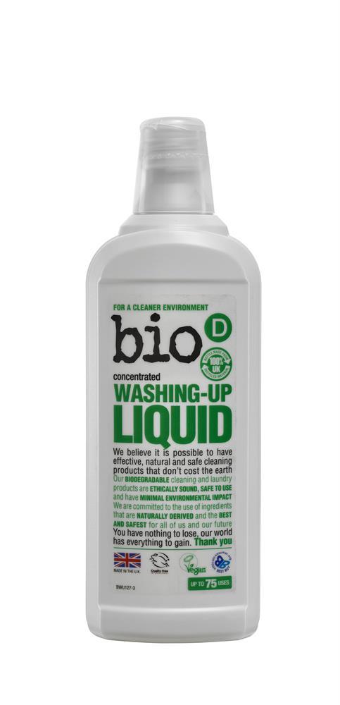 Bio-D Washing Up Liquid 750ml (choose fragrance or unfragranced) BRING BACK TO FILL BACK UP