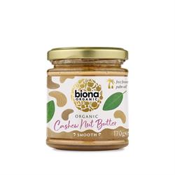 Biona Organic Cashew Nut Butter Smooth 170g VEGAN