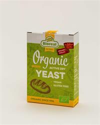 Bioreal Organic Active Dry Yeast 5 sachets of 9g for baking, gluten free and vegan