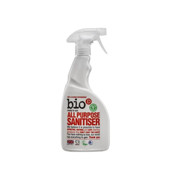 Bio-D All Purpose Sanitiser Surface Spray (formerly Multi Purpose Cleaner) 500ml BRING BACK TO FILL BACK UP