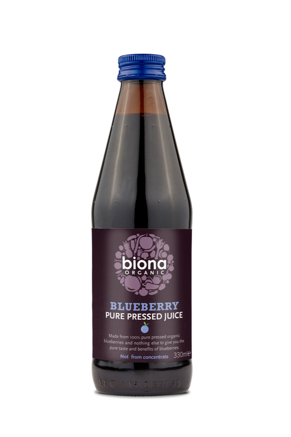 Biona Organic Blueberry Superjuice 100% Pure Pressed Juice not from concentrate