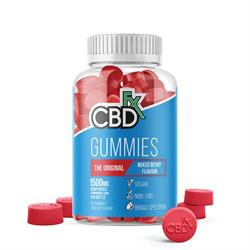 CFX Mixed Berry Gummies (60ct / 1500mg Per Bottle) 25mg per gummy of magic oil