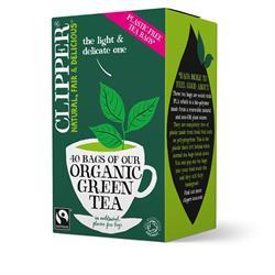 CLIPPER Organic Fairtrade Green Tea 40 bags