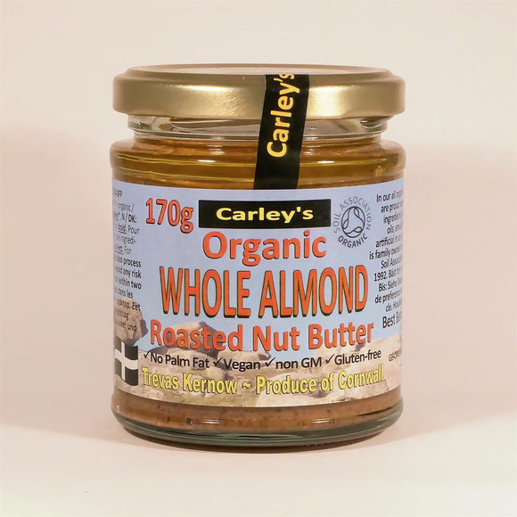 Carleys Organic Almond Nut Butter 170g