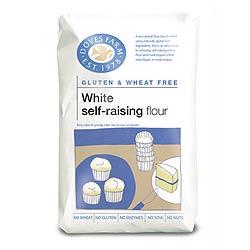 5 x Doves Farm Gluten Free Self Raising White Flour 1kg