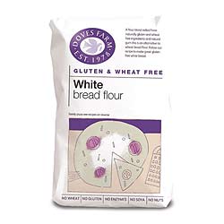 5 x Doves Farm Gluten Free White Bread Flour 1kg