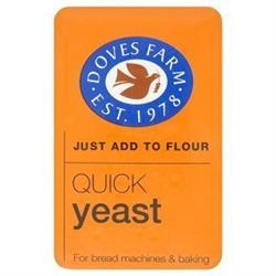 Doves Farm Quick Yeast 125g for hand & machine quick fast or easy yeast