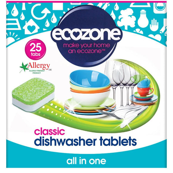 EcoZone Classic Dishwasher Tablets 25 tablets