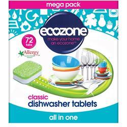 EcoZone Classic Dishwasher Tablets 72 tablets