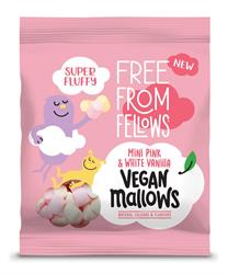 FREEDOM MALLOWS Pink & White Micro Mini Marshmallows 75g or Free From Fellows